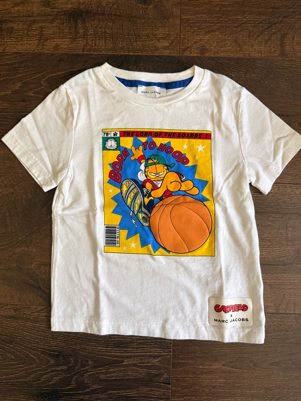 Marc Jacobs White Kids Garfield Basketball Graphic Tee